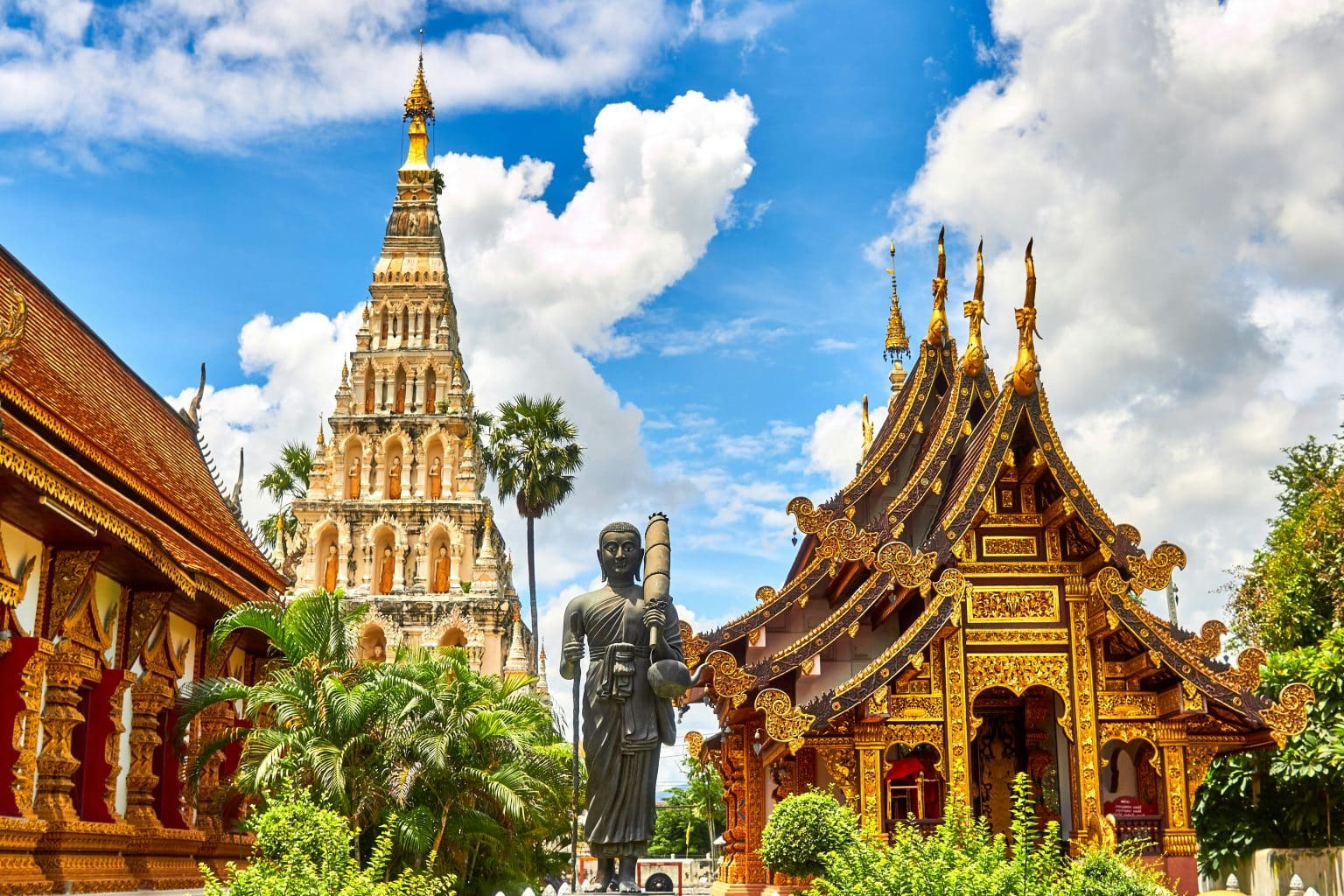 Thai temple in Bangkok which is often being visited by medical tourists